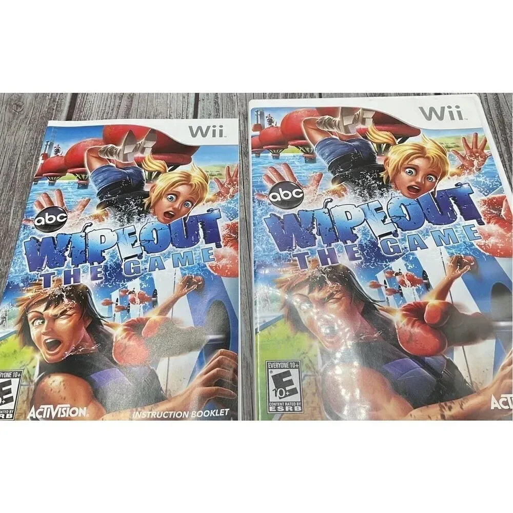 ABC Wipeout The Game Nintendo Wii Activision 2010 Sports Action‎ CIB Complete